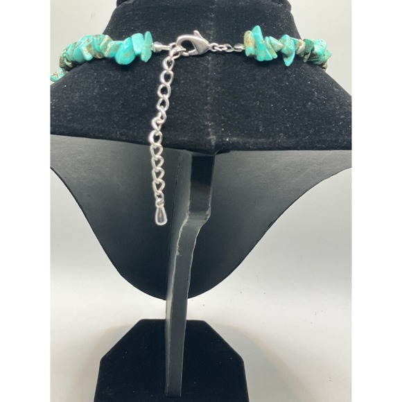 Crystal Avenue Beaded Light Green Stones Rhinestone Cross 21 3/8 Inch Necklace! - Picture 3 of 8